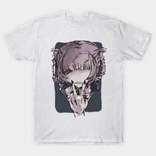 Call of the night Faceless Nazuna nanakusa in a watercolor art design T-Shirt